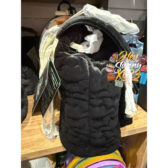 Loungefly Disney The Nightmare Before Christmas Quilted Bat Mini Backpack main image 4